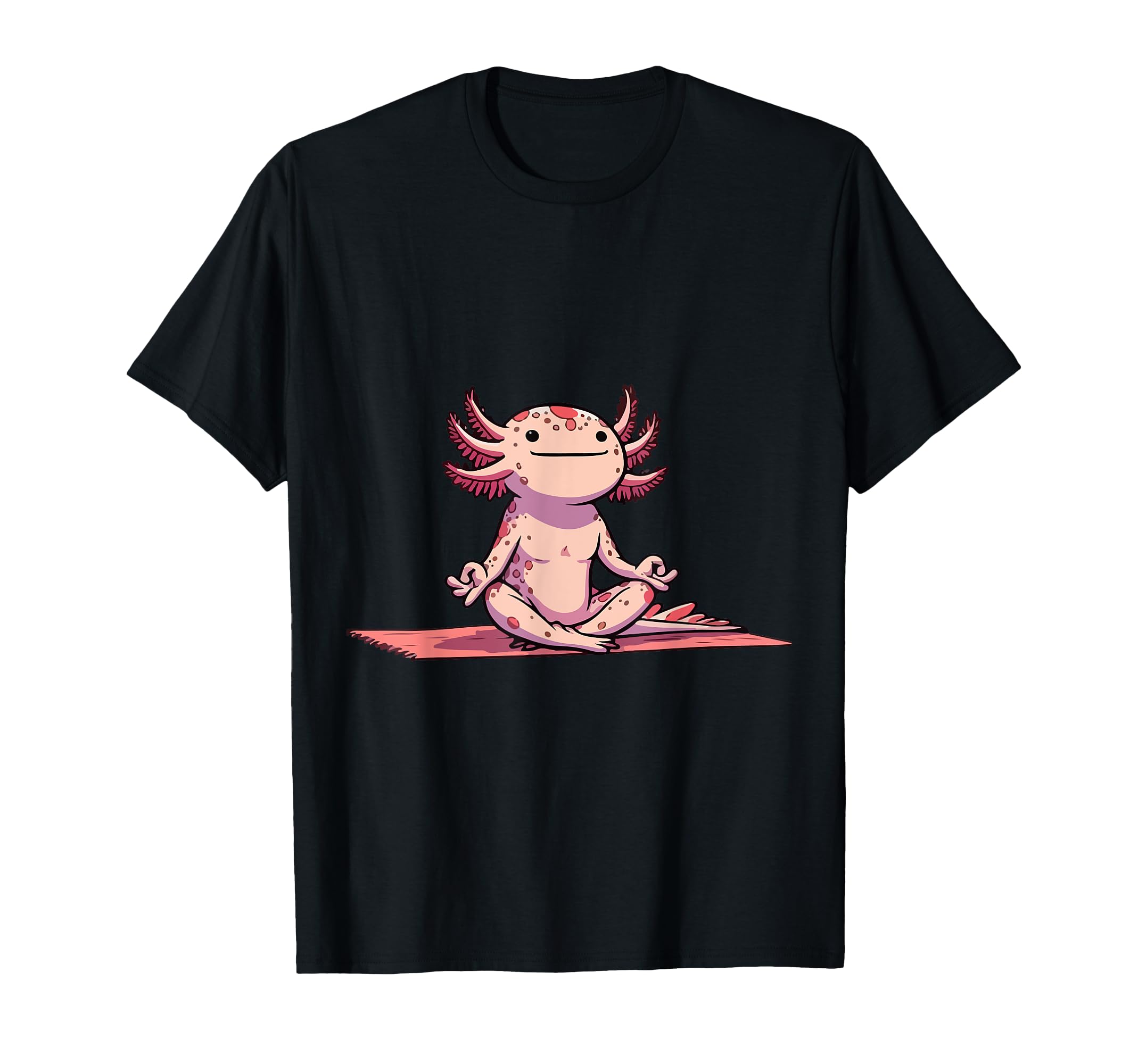 Meditation Axolotl Yoga Pose Relaxing T-Shirt - Aesthetic Graphic Unisex - T-Shirt, Sweatshirt, Hoodie