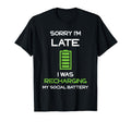 Social Battery Recharging Introverted T-Shirt - Graphic Print Men Women - T-Shirt, Sweatshirt, Hoodie