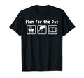 Plan Day Coffee Book And T-Shirt - Casual Everyday Wear for Adults - T-Shirt, Sweatshirt, Hoodie