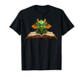Dragon Bookworm Reading Book Funny T-Shirt - Trendy Graphic Men Women - T-Shirt, Sweatshirt, Hoodie