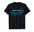Stethoscope Mental Health Nurse T-Shirt - Custom Art Print for Adults - T-Shirt, Sweatshirt, Hoodie