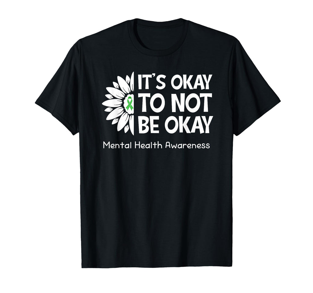 Its Okay To Not Be Okay Us Flag T-Shirt - Fun Novelty Design for Adults - T-Shirt, Sweatshirt, Hoodie