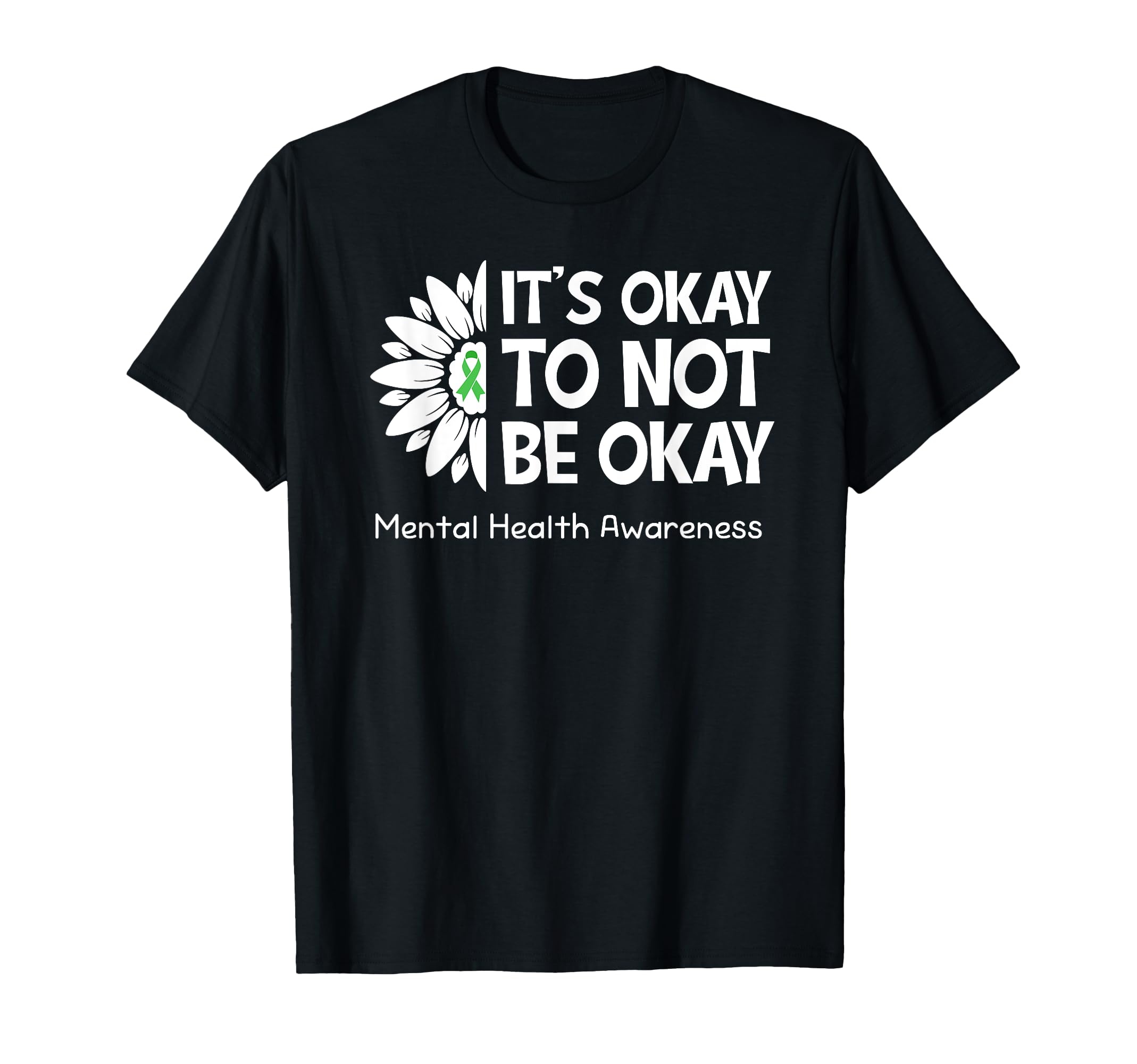 Its Okay To Not Be Okay Us Flag T-Shirt - Fun Novelty Design for Adults - T-Shirt, Sweatshirt, Hoodie