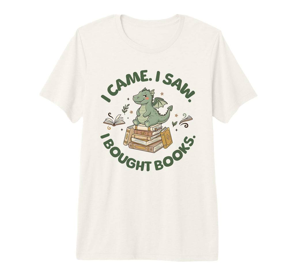 Fantasy Dragon Book Lover Tri Blend T-Shirt - Streetwear Style Men Women - T-Shirt, Sweatshirt, Hoodie