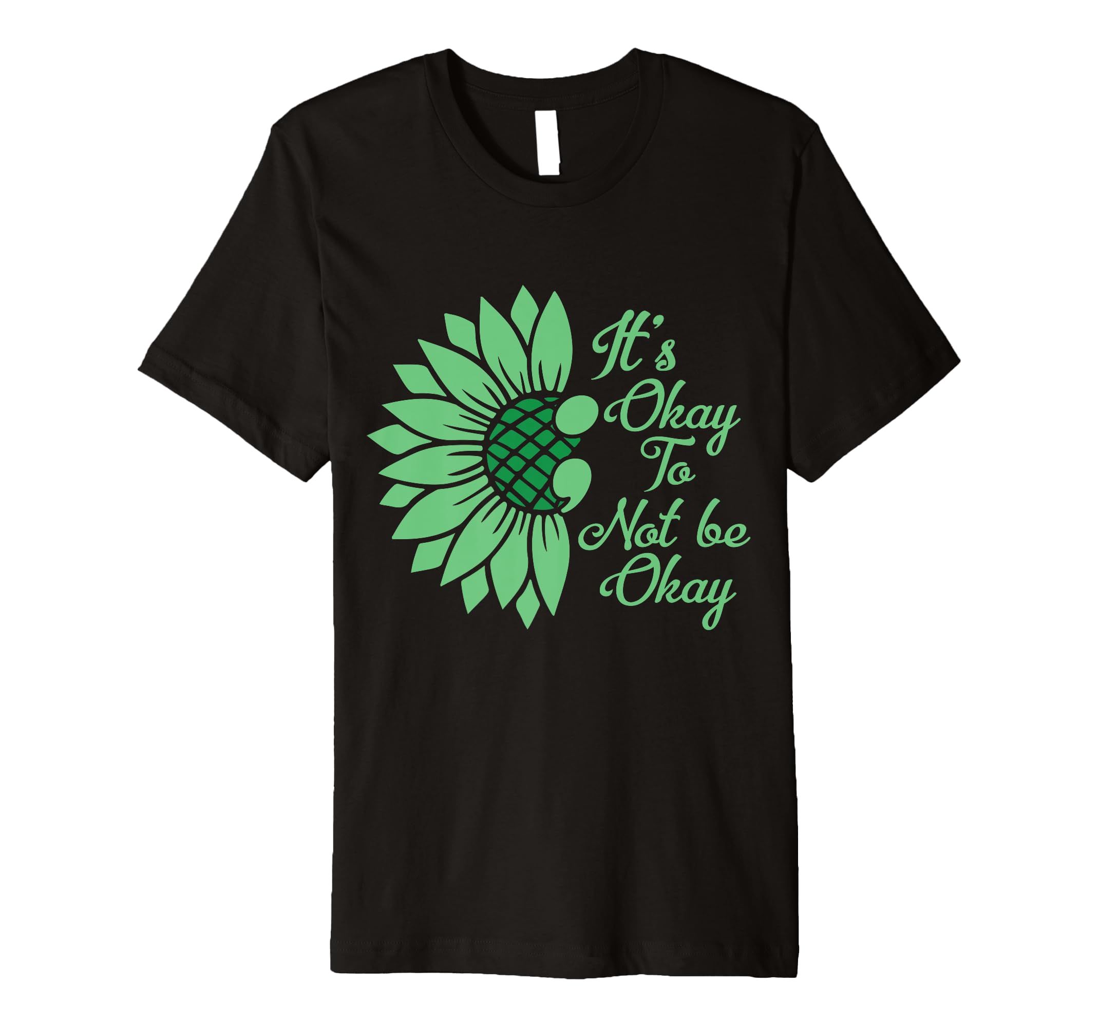 Its Okay To Not Be Okay Sunflower T-Shirt - Aesthetic Graphic Men Women - T-Shirt, Sweatshirt, Hoodie