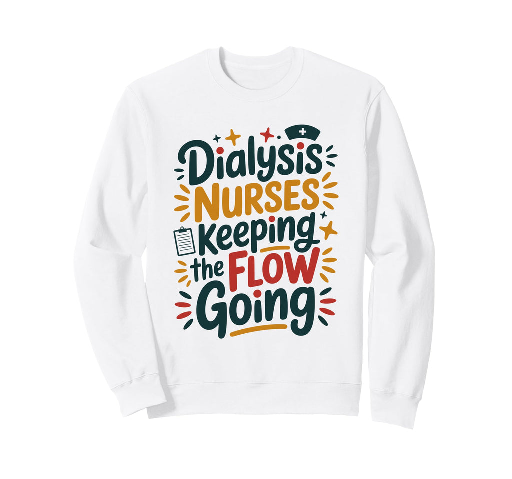 Nephrology Nursing Dialysis Nurses Sweatshirt - Novelty Apparel Men Women - T-Shirt, Sweatshirt, Hoodie