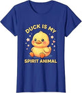 Duck Is My Spirit Animal Funny Duck Lover Design T-Shirt Unisex T-shirt, Sweatshirt, Hoodie, Long Sleeve Tee - T-Shirt, Sweatshirt, Hoodie
