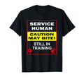 Service Dog Training Funny Human T-Shirt - Novelty Apparel for Adults - T-Shirt, Sweatshirt, Hoodie