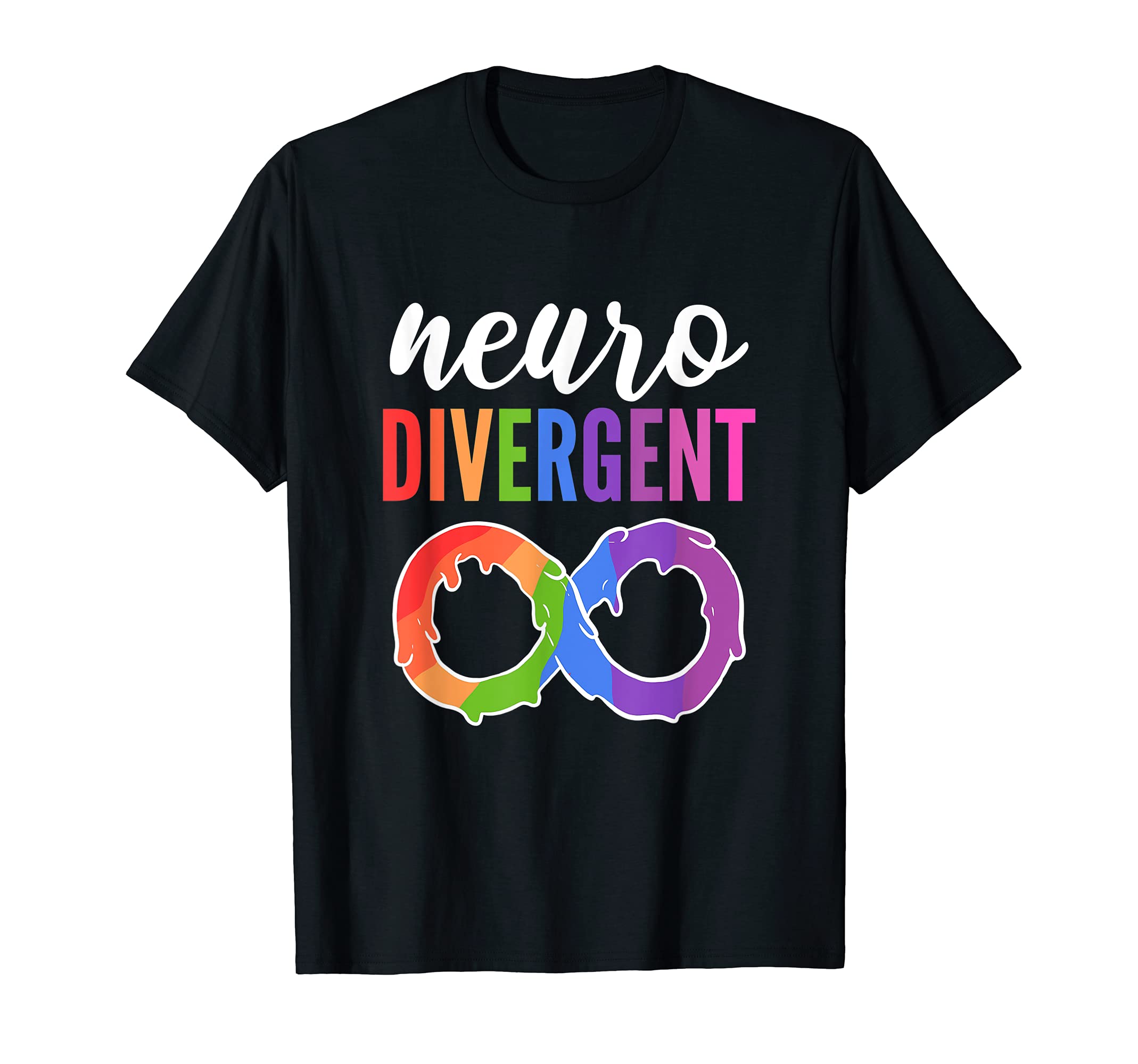 Infinity Rainbow Autism T-Shirt - Streetwear Style Men Women - T-Shirt, Sweatshirt, Hoodie