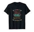 Dogs Books Coffee Funny Ideas T-Shirt - Trendy Graphic Men Women - T-Shirt, Sweatshirt, Hoodie