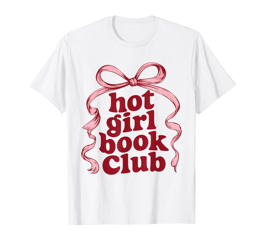 Hot Book Club Elegant Ribbon T-Shirt - Casual Everyday Wear Unisex - T-Shirt, Sweatshirt, Hoodie