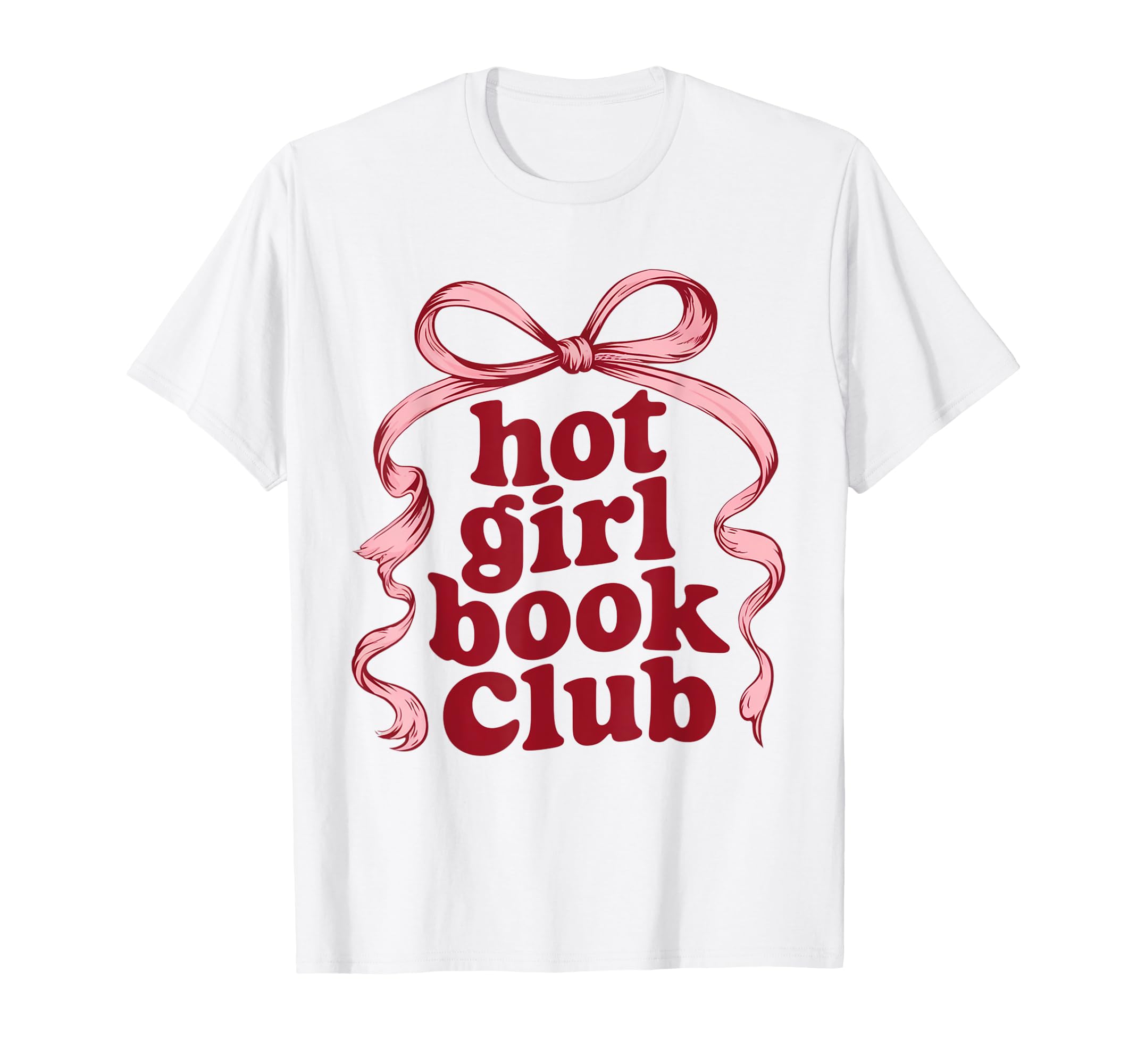 Hot Book Club Elegant Ribbon T-Shirt - Casual Everyday Wear Unisex - T-Shirt, Sweatshirt, Hoodie