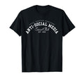 Anti Social Media Social Club Est T-Shirt - Streetwear Style for Adults - T-Shirt, Sweatshirt, Hoodie