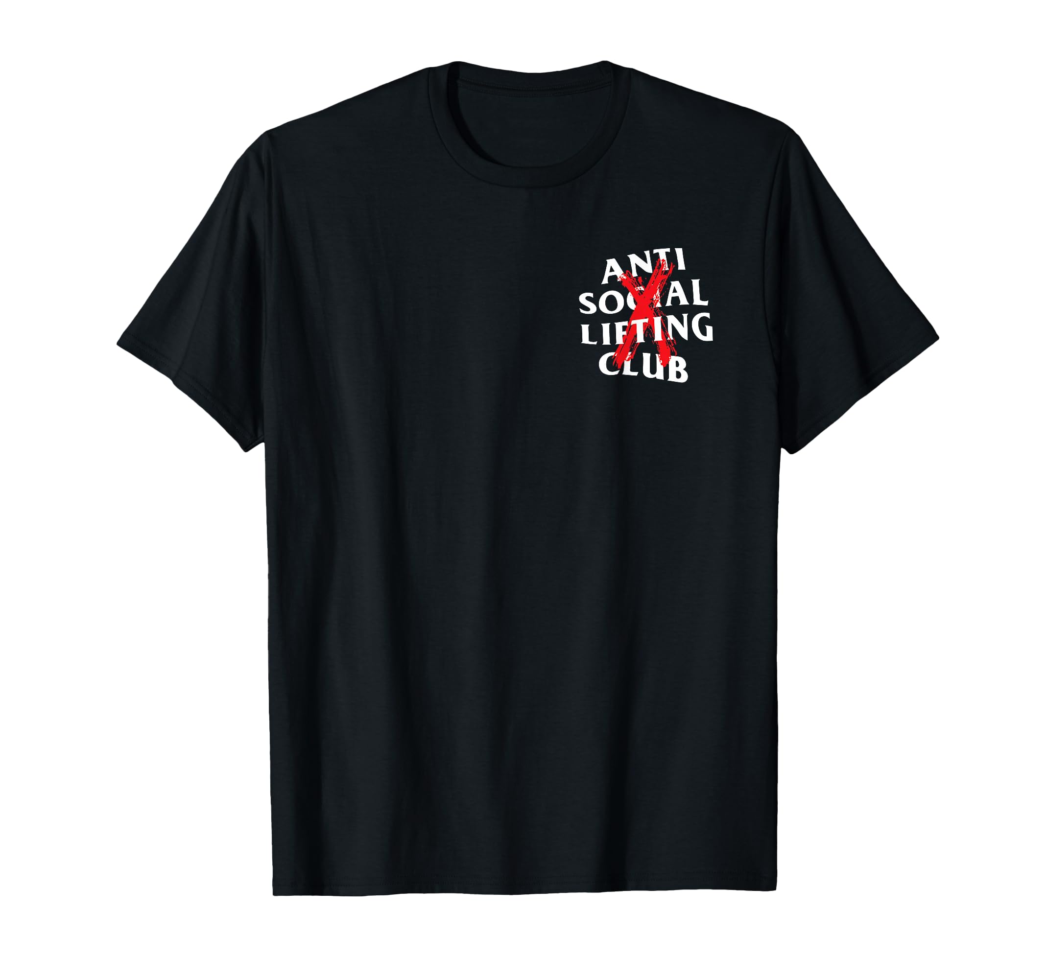 Anti Social Lifting Club Canceled Red Front T-Shirt - Graphic Print Unisex - T-Shirt, Sweatshirt, Hoodie