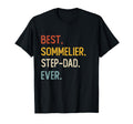 Funny Dad Best Sommelier Step Dad T-Shirt - Novelty Apparel for Adults - T-Shirt, Sweatshirt, Hoodie