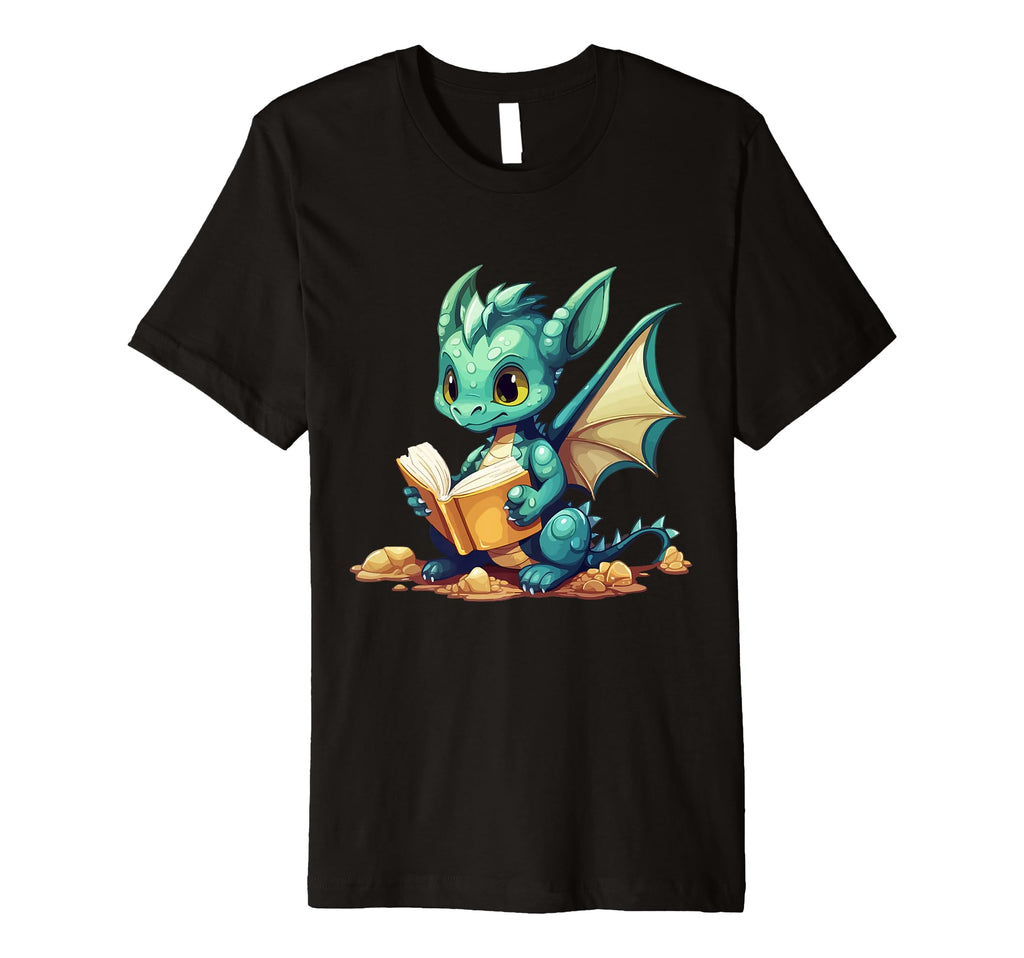 Dragon Book T-Shirt - Custom Art Print Unisex - T-Shirt, Sweatshirt, Hoodie