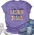 Women Easter Christian Shirt He is Risen Religious Bible Verse Tee Easter Bunny Tops Faith Jesus Short Sleeve Shirt - T-Shirt, Sweatshirt, Hoodie