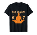 Yoga 6 7 Six Seven Meditation T-Shirt - Custom Art Print for Adults - T-Shirt, Sweatshirt, Hoodie