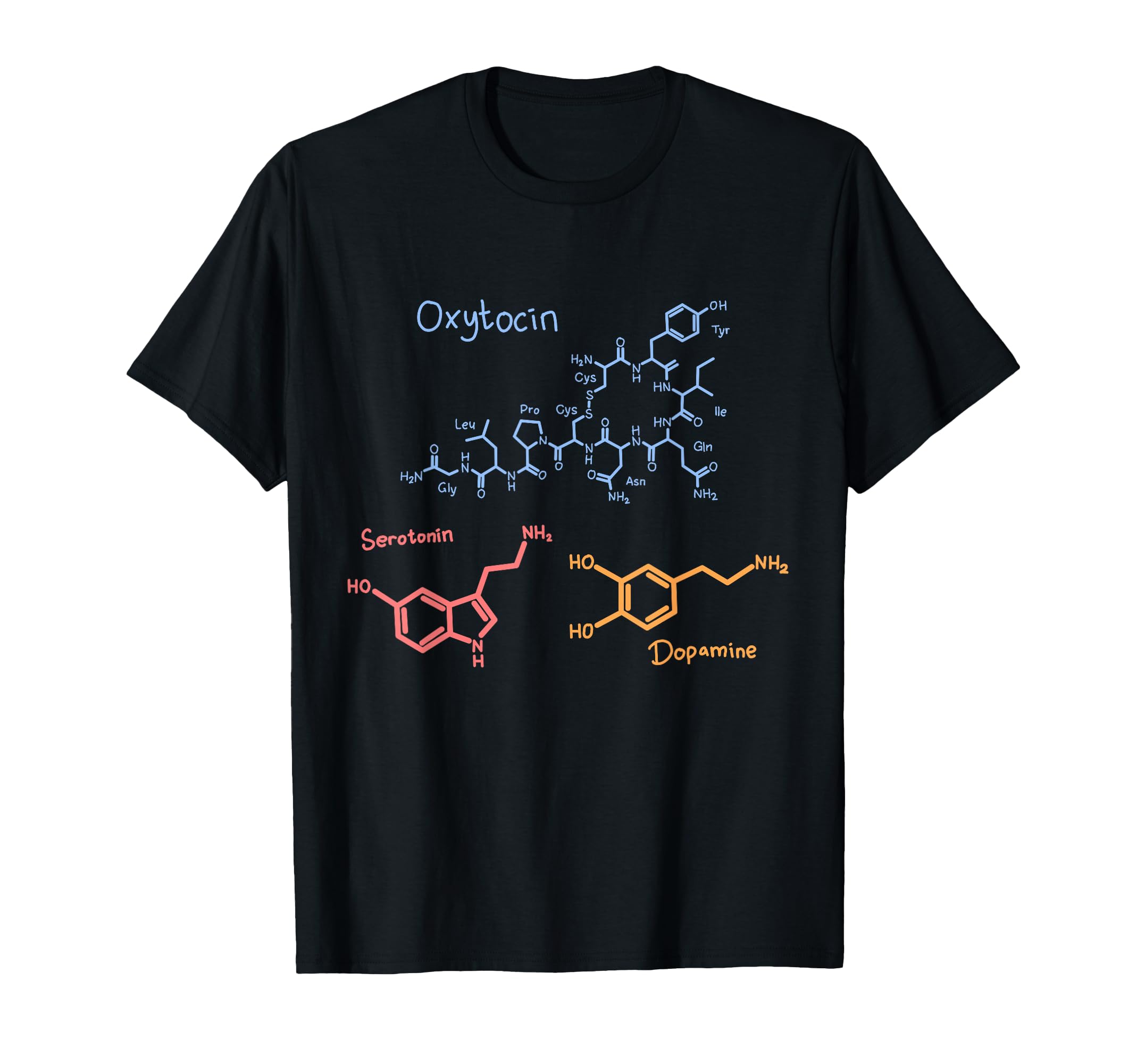 Brain Function Designs Dopamine T-Shirt - Novelty Apparel Men Women - T-Shirt, Sweatshirt, Hoodie