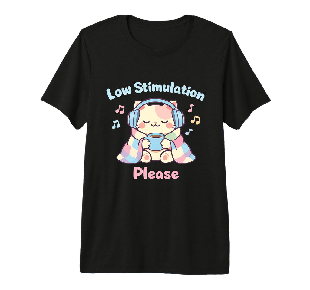 Easily Overstimulated Sensory T-Shirt - Minimalist Print for Adults - T-Shirt, Sweatshirt, Hoodie