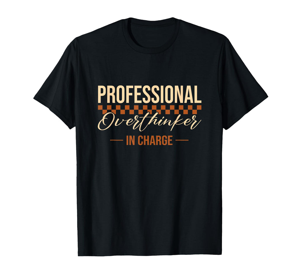 Professional Overthinker Charge T-Shirt - Trendy Graphic for Adults - T-Shirt, Sweatshirt, Hoodie
