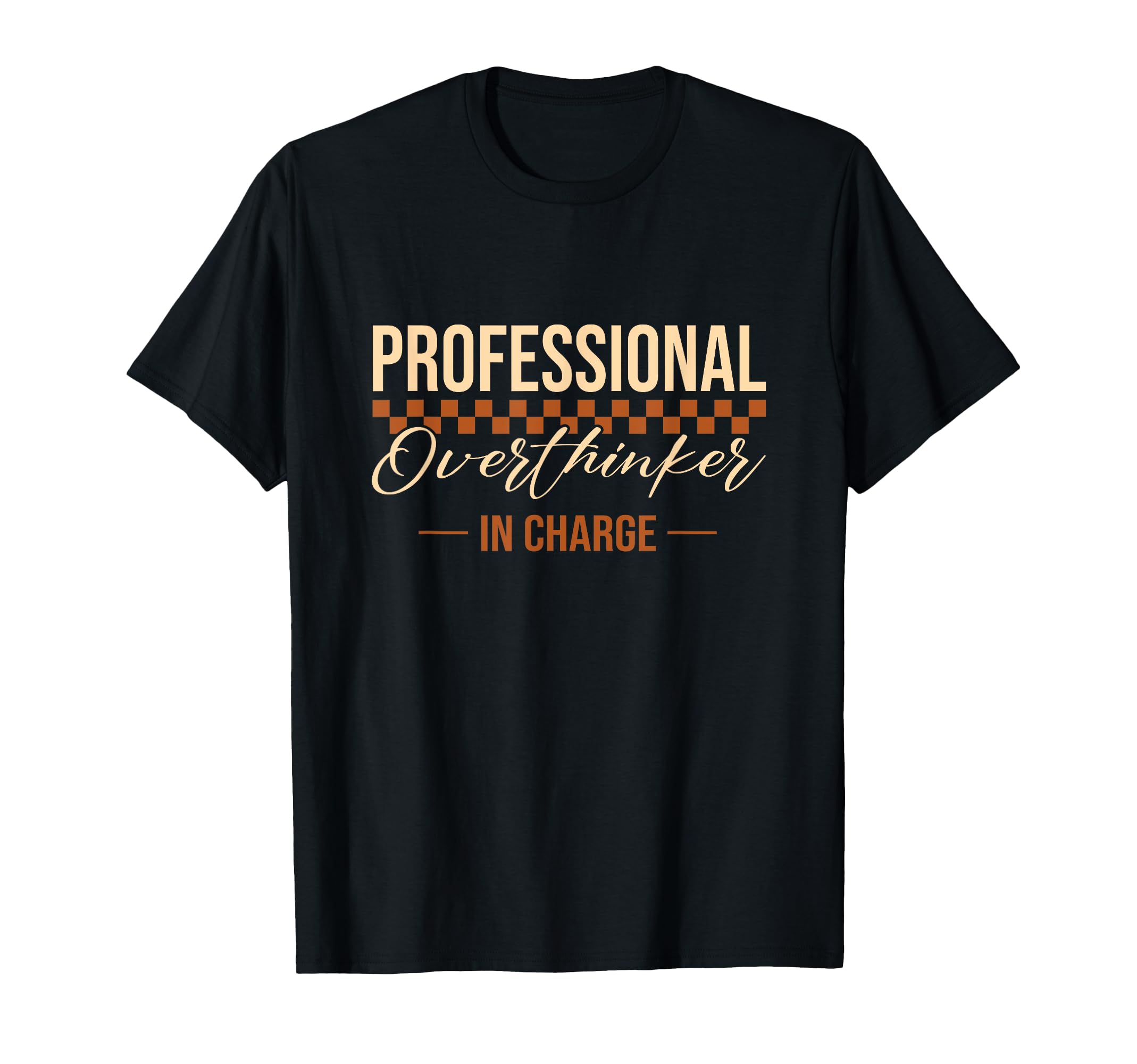 Professional Overthinker Charge T-Shirt - Trendy Graphic for Adults - T-Shirt, Sweatshirt, Hoodie