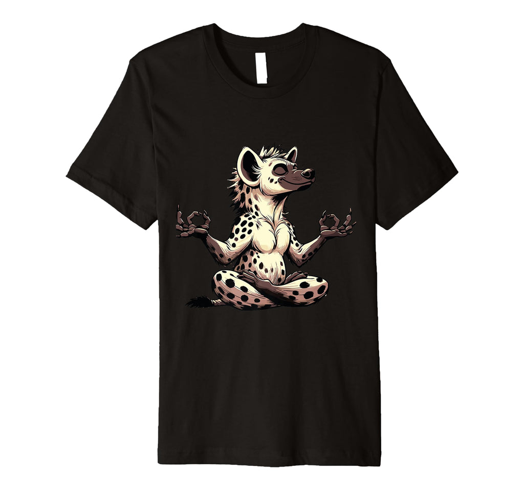 Meditation Hyena Yoga Pose Relaxing T-Shirt - Aesthetic Graphic Unisex - T-Shirt, Sweatshirt, Hoodie