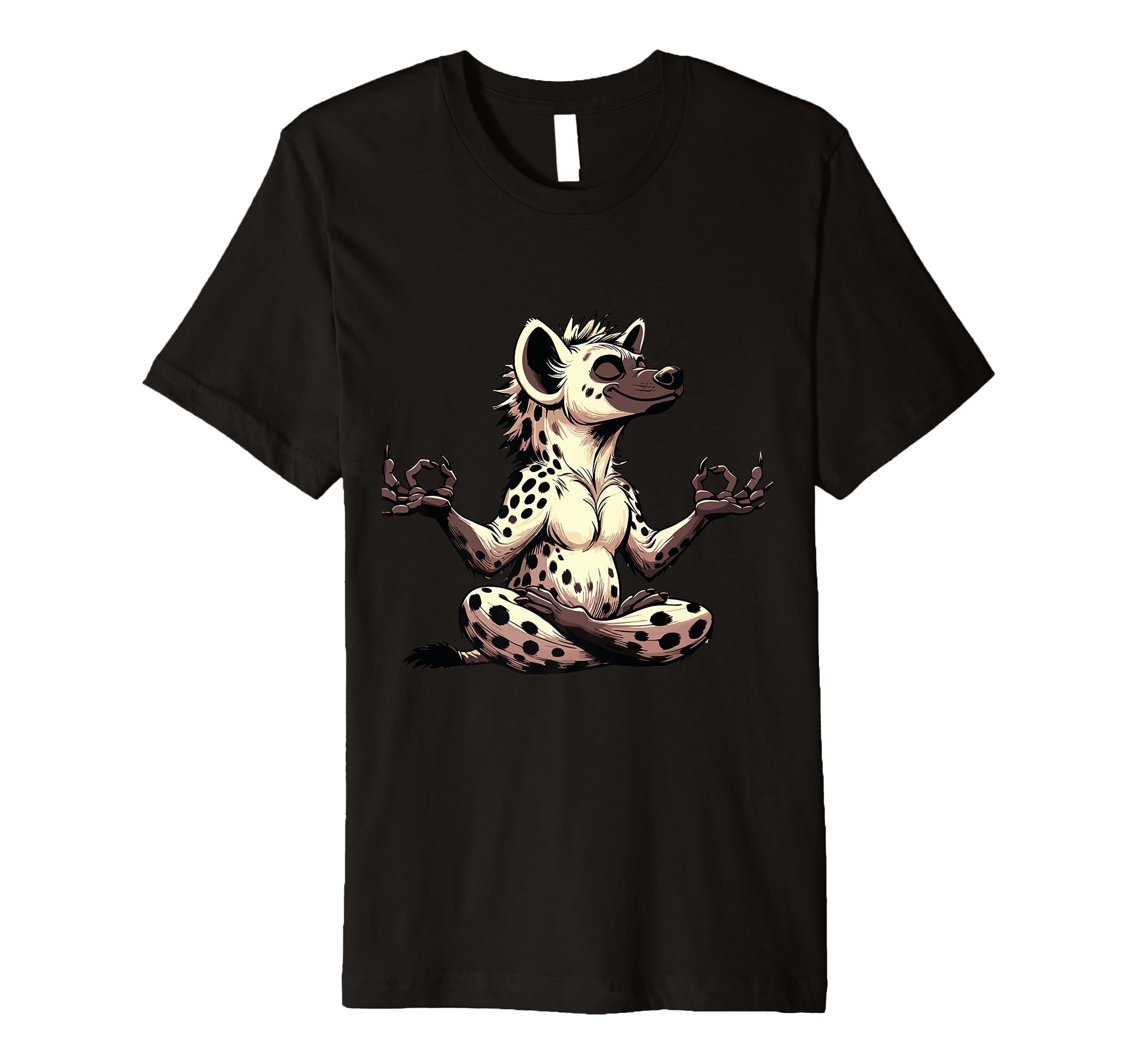Meditation Hyena Yoga Pose Relaxing T-Shirt - Aesthetic Graphic Unisex - T-Shirt, Sweatshirt, Hoodie