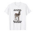 Rare Disease Awareness Zebra Chronic T-Shirt - Novelty Apparel Unisex - T-Shirt, Sweatshirt, Hoodie
