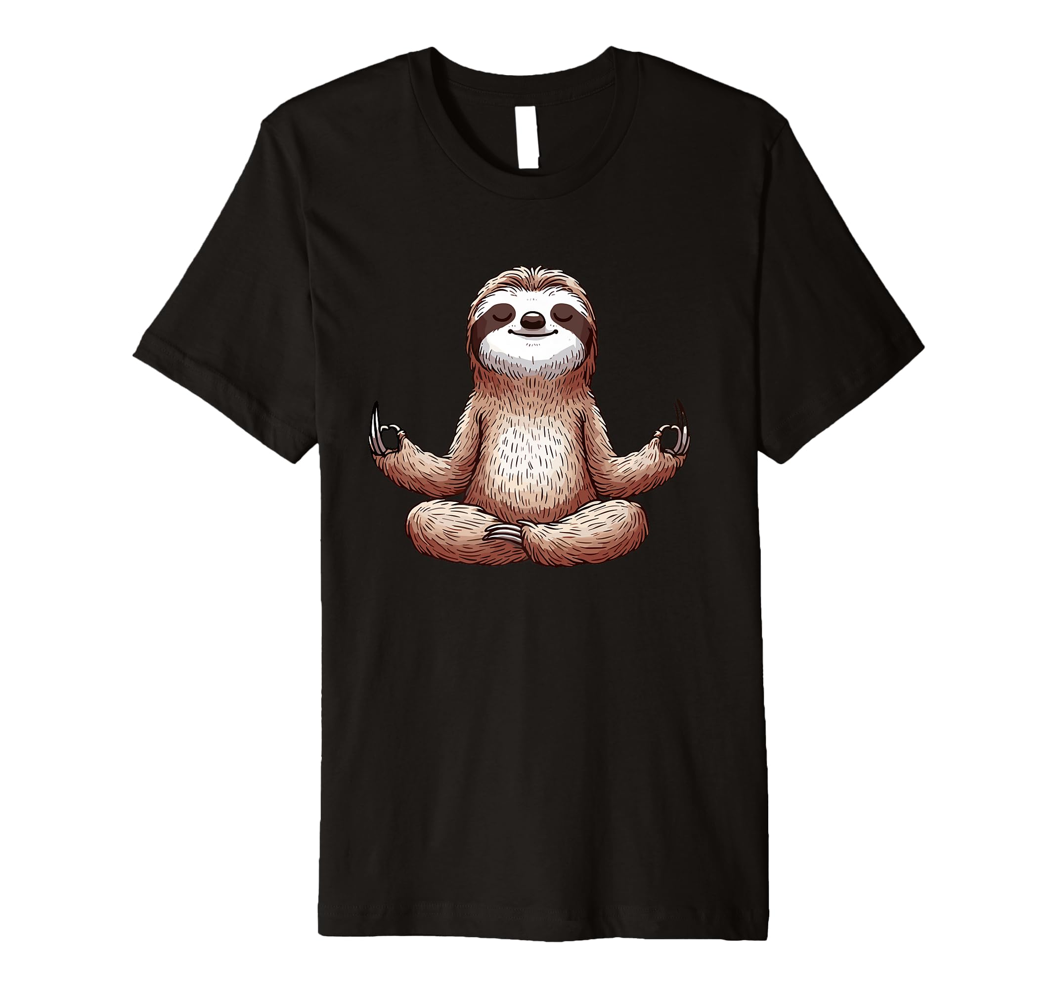 Meditation Sloth Yoga Pose Relaxing T-Shirt - Novelty Apparel Men Women - T-Shirt, Sweatshirt, Hoodie