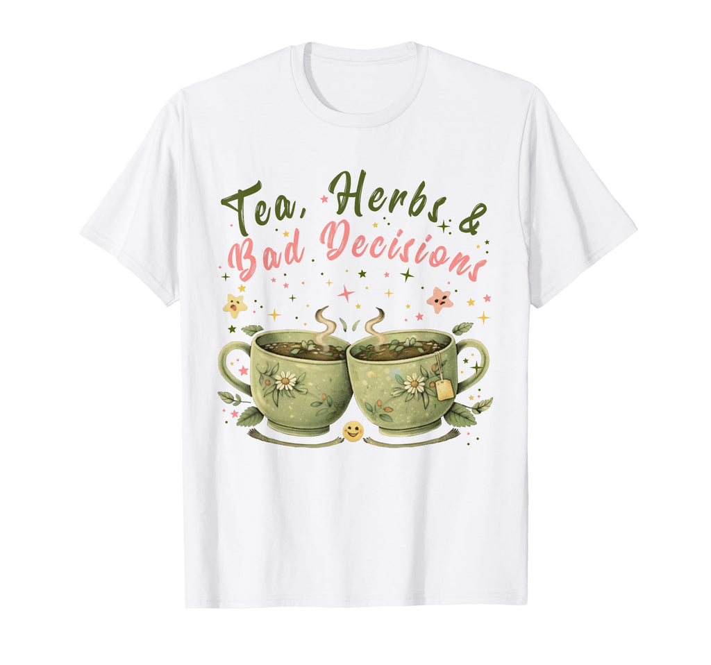 Funny Wellness Vibes Aesthetic Tea T-Shirt - Minimalist Print Men Women - T-Shirt, Sweatshirt, Hoodie