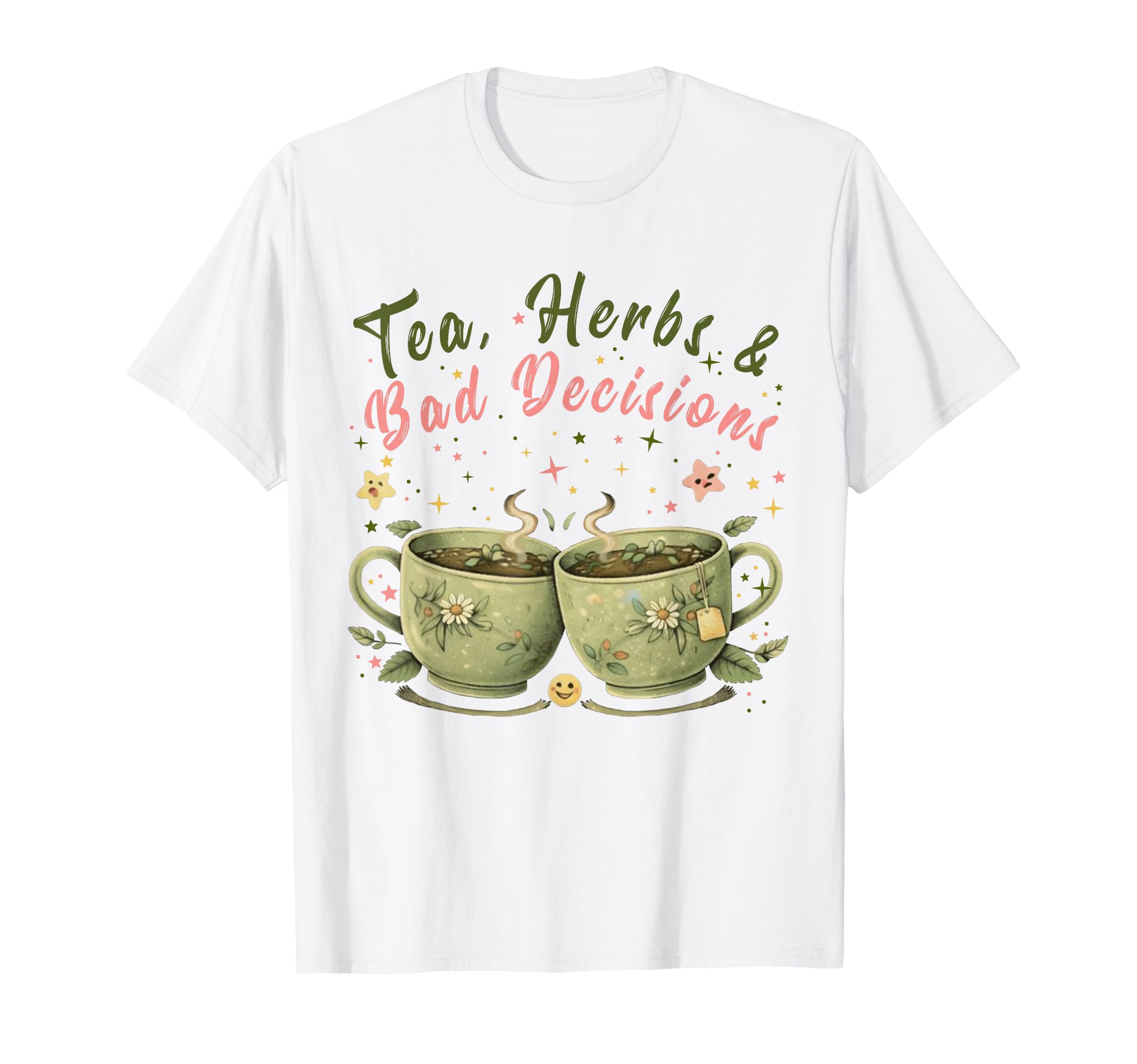 Funny Wellness Vibes Aesthetic Tea T-Shirt - Minimalist Print Men Women - T-Shirt, Sweatshirt, Hoodie