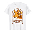 Professional Small Talk Dodger Introvert T-Shirt - Minimalist Print Unisex - T-Shirt, Sweatshirt, Hoodie