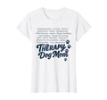 Therapy Dog Mom Uplifting Words Support T-Shirt - Aesthetic Graphic Unisex - T-Shirt, Sweatshirt, Hoodie
