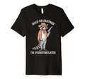Hold Partner Im Overstimulated Raccoon T-Shirt - Novelty Apparel for Adults - T-Shirt, Sweatshirt, Hoodie
