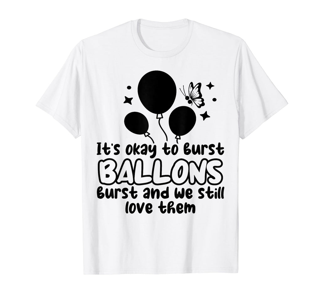 Balloons Burst Depression Mental T-Shirt - Streetwear Style for Adults - T-Shirt, Sweatshirt, Hoodie