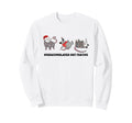 Overstimulated But Festive Possum Sweatshirt - Minimalist Print Men Women - T-Shirt, Sweatshirt, Hoodie
