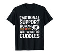 Emotional Support Human Do Not Pet Hoodie - Fun Novelty Design Men Women - T-Shirt, Sweatshirt, Hoodie