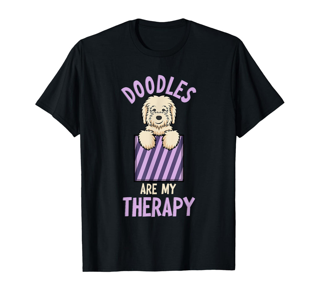 Doodles Are My Therapy Ironic T-Shirt - Fun Novelty Design Men Women - T-Shirt, Sweatshirt, Hoodie