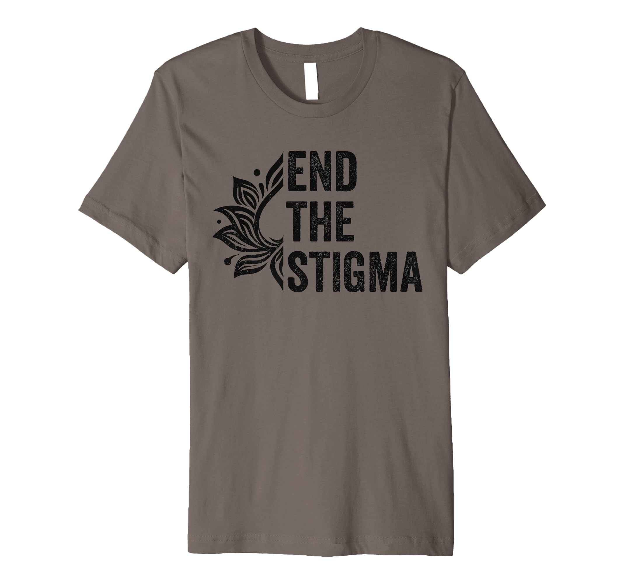 End Stigma Mental Health Awareness T-Shirt - Novelty Apparel for Adults - T-Shirt, Sweatshirt, Hoodie