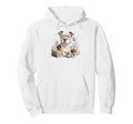 Dog Moms Pitbulls Iced Coffee Books Hoodie - Streetwear Style for Adults - T-Shirt, Sweatshirt, Hoodie