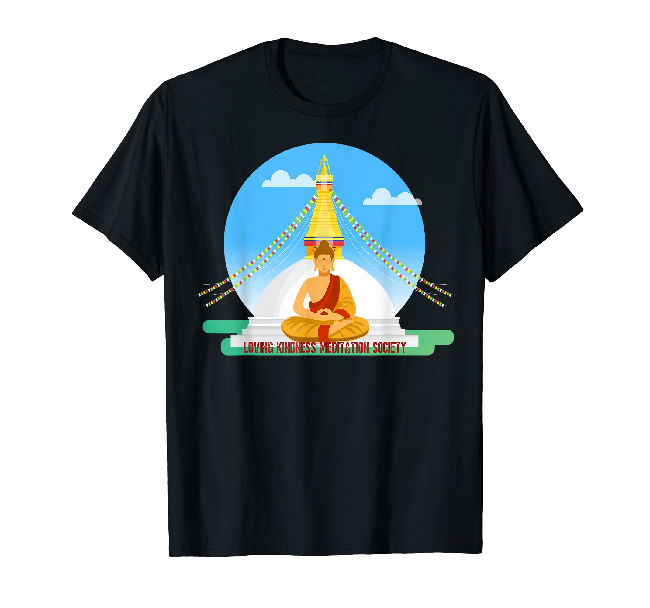 Buddha Mindfulness Buddhist Gautama T-Shirt - Minimalist Print Unisex - T-Shirt, Sweatshirt, Hoodie