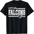 Falcons High School Sports Fan Team Spirit Vintage T-Shirt Unisex T-shirt, Sweatshirt, Hoodie, Long Sleeve Tee - T-Shirt, Sweatshirt, Hoodie