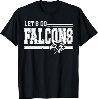 Falcons High School Sports Fan Team Spirit Vintage T-Shirt Unisex T-shirt, Sweatshirt, Hoodie, Long Sleeve Tee - T-Shirt, Sweatshirt, Hoodie