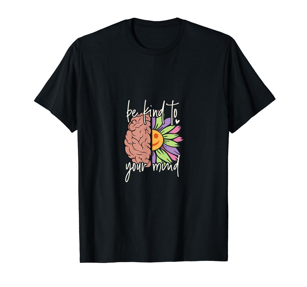 Be Kind To Your Mind Pastel 70S 80S T-Shirt - Unique Graphic for Adults - T-Shirt, Sweatshirt, Hoodie