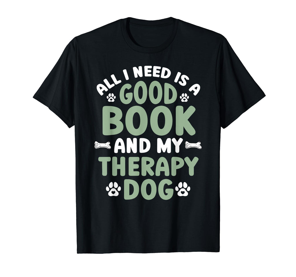 Therapy Dog Team Therapy Dog Mom Dad T-Shirt - Minimalist Print for Adults - T-Shirt, Sweatshirt, Hoodie
