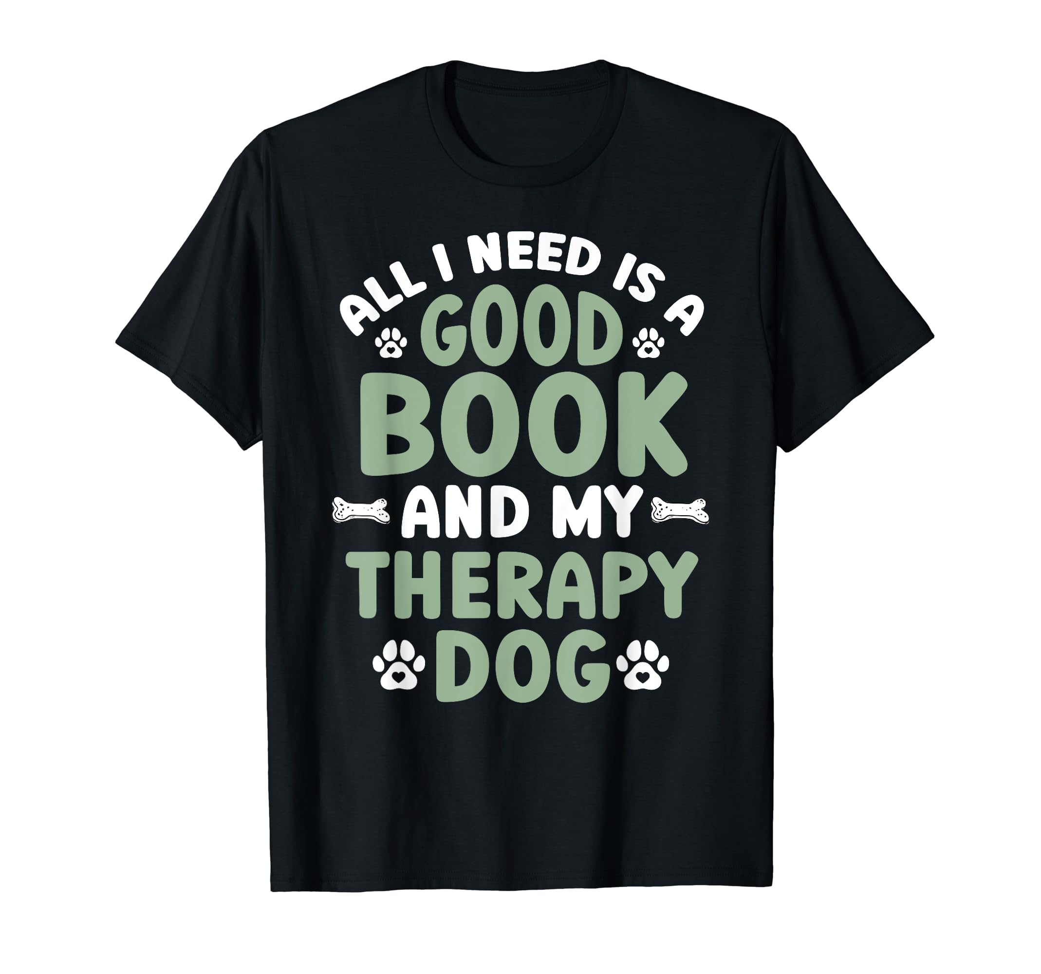 Therapy Dog Team Therapy Dog Mom Dad T-Shirt - Minimalist Print for Adults - T-Shirt, Sweatshirt, Hoodie