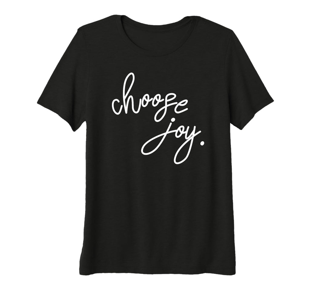 Womens Jb Co Choose Joy Inspirational T-Shirt - Fun Novelty Design Unisex - T-Shirt, Sweatshirt, Hoodie