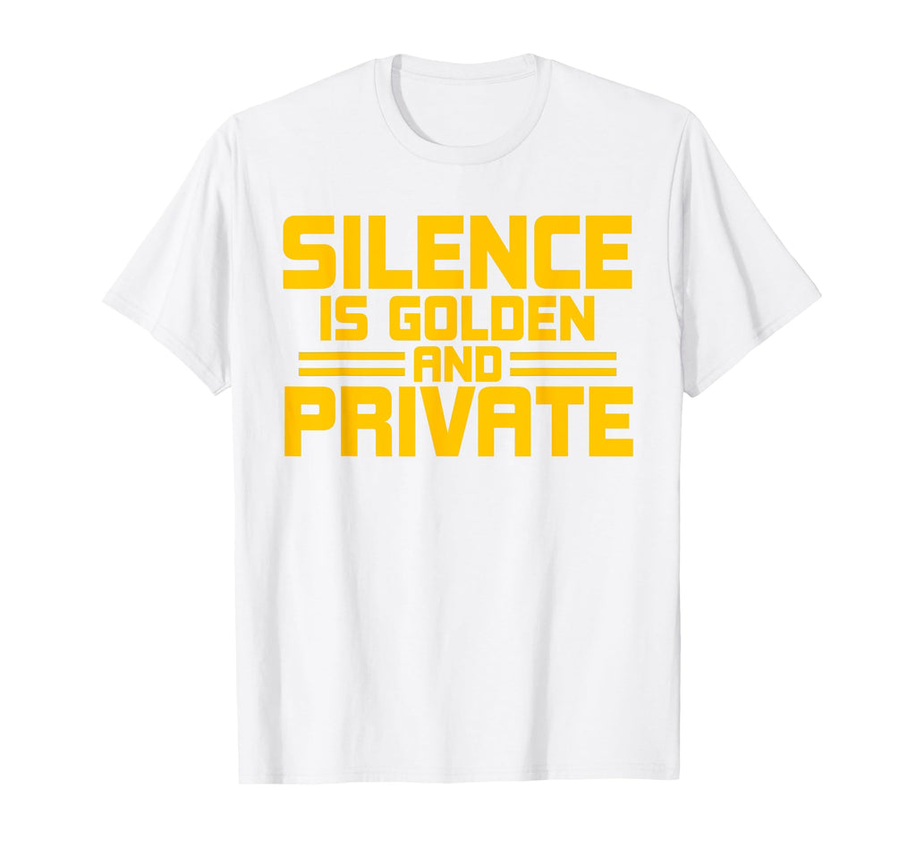 Antisocial Silence Is Golden And T-Shirt - Custom Art Print for Adults - T-Shirt, Sweatshirt, Hoodie