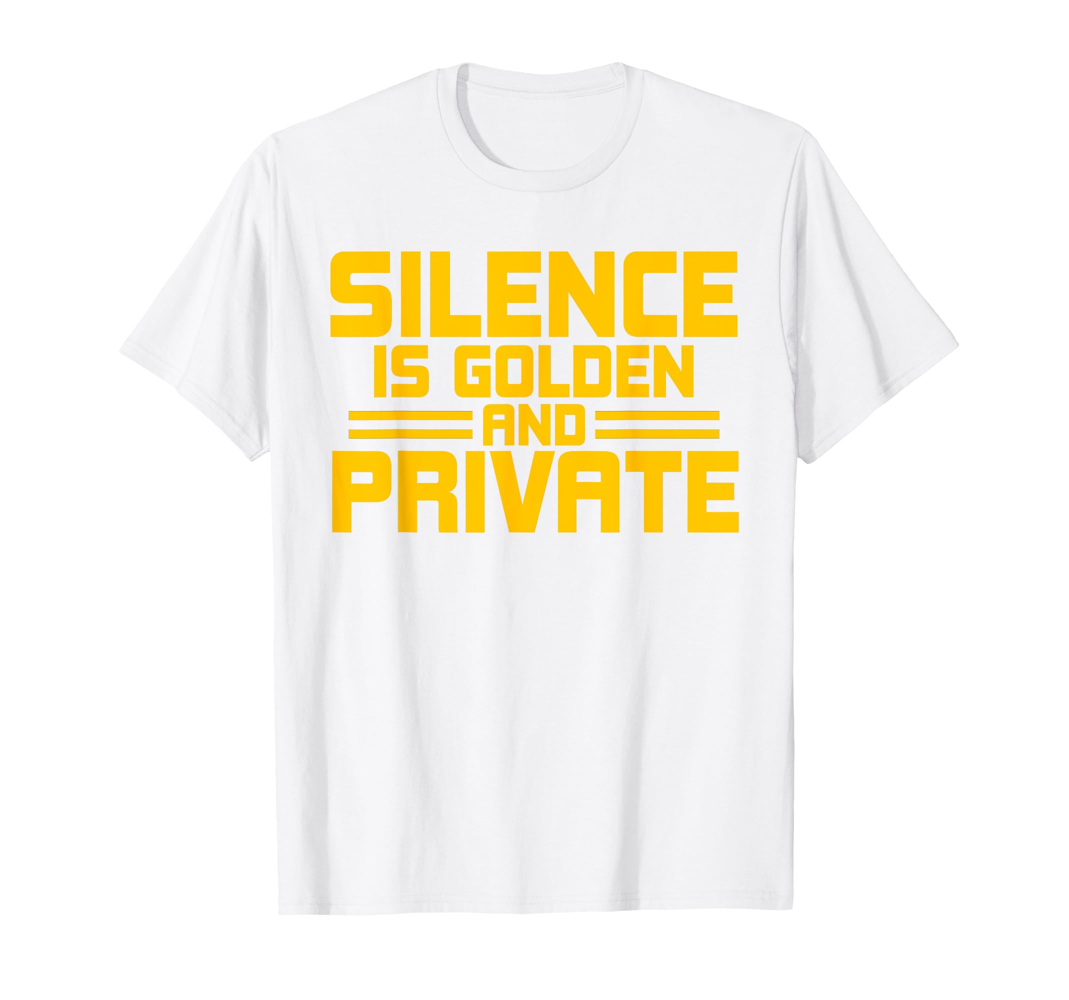 Antisocial Silence Is Golden And T-Shirt - Custom Art Print for Adults - T-Shirt, Sweatshirt, Hoodie